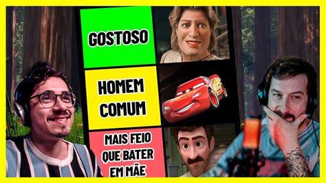 SÓ TEM FEIO TIER LIST GOSTOSOS das ANIMAÇÕES Defenestra YouTube