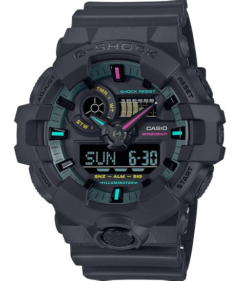 G Shock Mens Casio Ana Digi Black Resin Strap Watch Hamilton Place