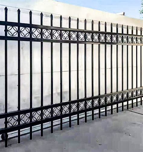 Jzh Galvanized Square Steel Tube Steel Fence Post China Metal Fence