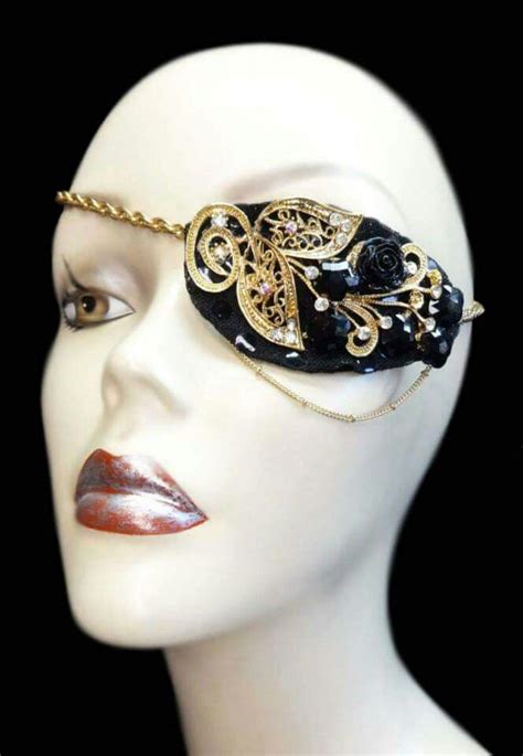 Eye Patch Rhinestone Fashion Eyepatch Steampunk Pirate