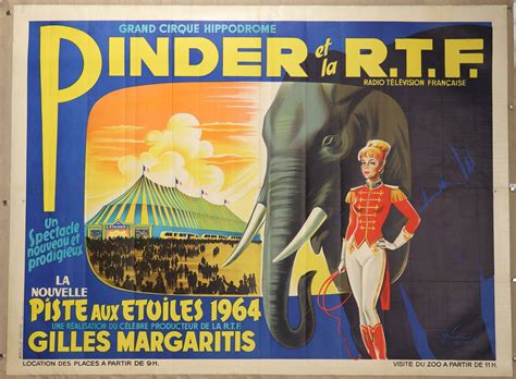 Cirque Pinder Rtf La Nouvelle Piste Aux Toiles Affiche