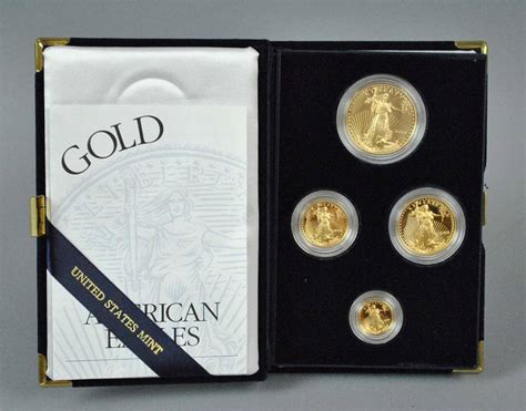 2000 American Eagle 4 Coin Gold Proof Set