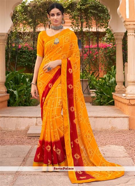 Buy Abstract Print Multi Colour Saree Online Printed Sarees Saree