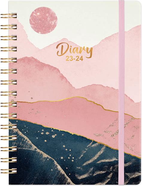 2024 2025 Academic A5 Week To View Hardback Diary School Planner