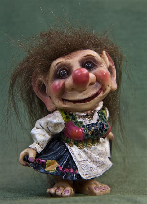 Norway Troll Female Doll With Large Nose And Ears Full View Clippix