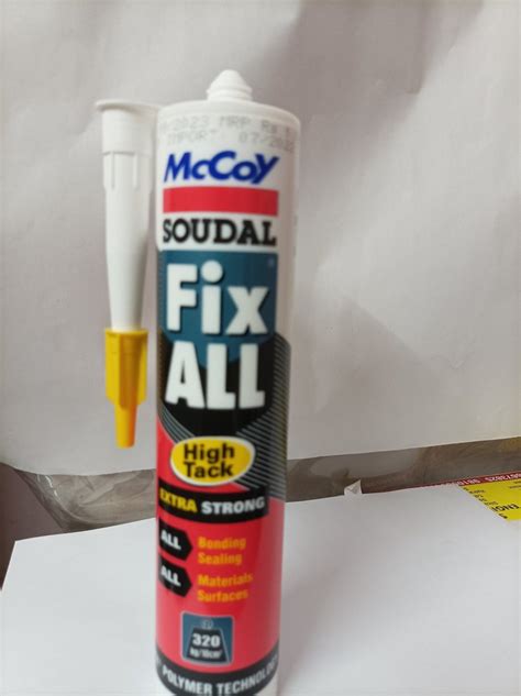 Mccoy Soudal Fix All High Tack Adhesive Sealant At Rs Piece Mccoy