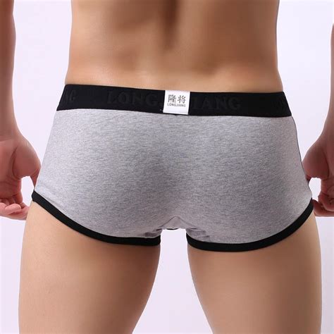 Buy Sexy Mens Solid Breathe Underwear Briefs Bulge Pouch Shorts