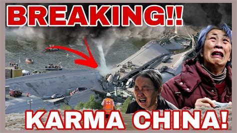 Breaking News Mga Tulay Sa China Isa Isang Nilalamon Ng Tubig Karma