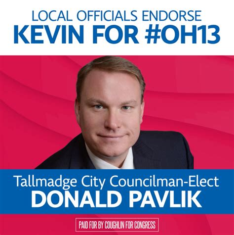 Endorsements - Kevin Coughlin