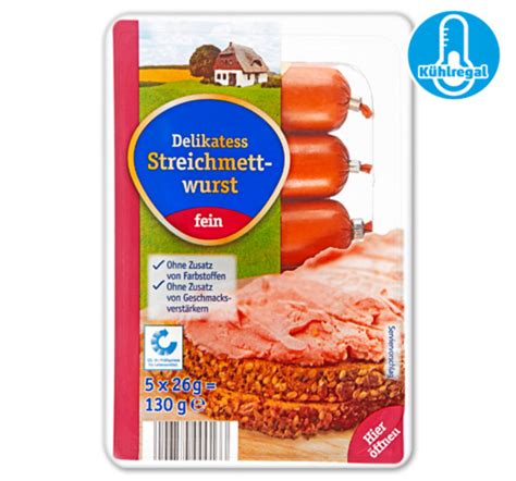 Delikatess Streich Minis Streichmett Oder Leberwurst Von Penny Markt