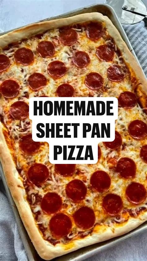 Homemade Sheet Pan Pizza The Butchers Wife Pizza Recipes Homemade