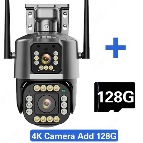 Kamera IP HD WIFI 6K 12MP Kamera PTZ Z Trzema Obiektywami Automatyczne