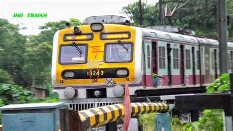 Quick Accelerating Modern ICF Medha EMU Train Skip Between Level