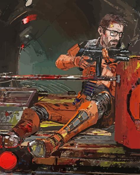 Half Life Character Paint By Numbers Painting By Numbers