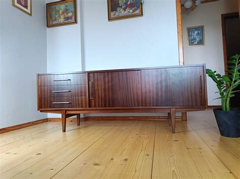 Komoda Sideboard Violetta Po Renowacji Prl Vintage Dostawa Lata Te