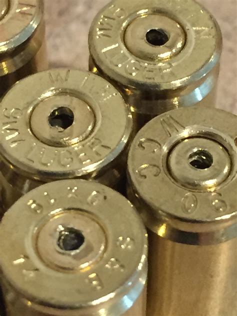 Drilled 9MM Brass Shells Polished Empty Used Casings Luger 9X19 DIY Bullet Jewelry – Craft ...