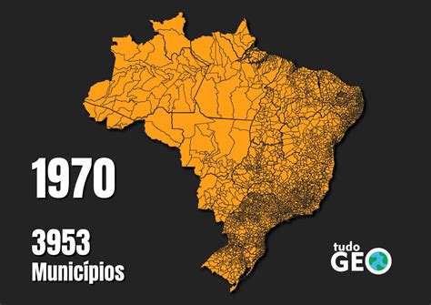 Evolução dos municípios brasileiros 1872 2010 TudoGeo