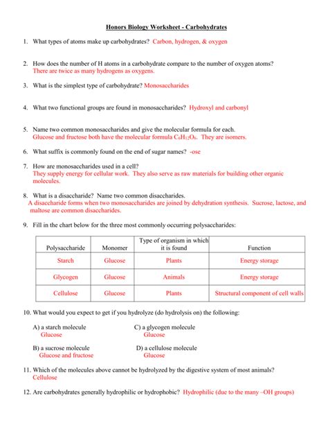 Macromolecule Expert Sheets