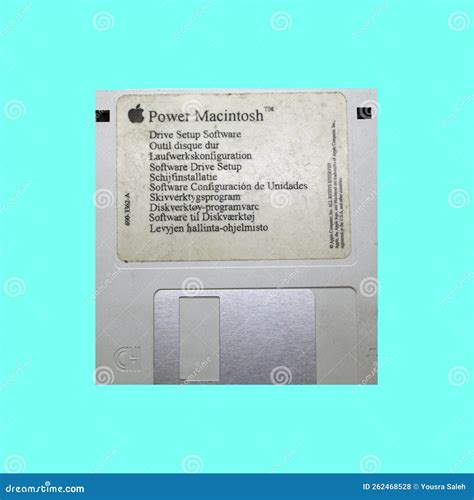 Floppy Disk Power Macintosh Editorial Stock Photo - Image of information, electronics: 262468528