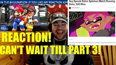 SMG4 If Mario Was In Splatoon 2 Reaction YouTube