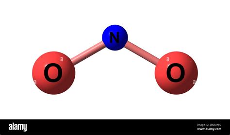 Modelo Molecular De Dióxido De Nitrógeno Imágenes Recortadas De Stock Alamy