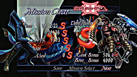 Devil May Cry 3 SE Vergil Mission 5 DMD SS Rank No Damage