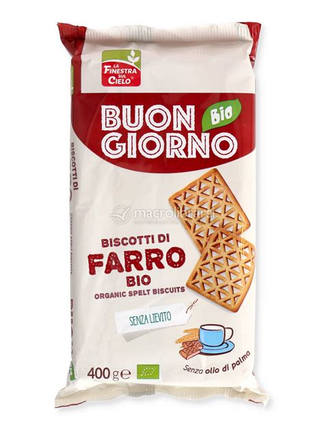 Buon Giorno Bio Biscotti Di Farro Bio Senza Lievito Di La Finestra