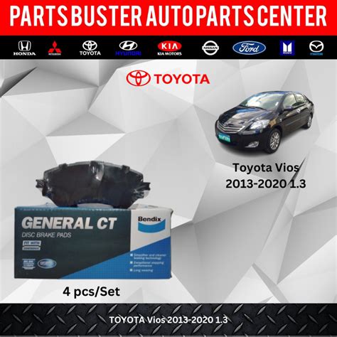 Genuine Bendix Brake Pad Front For Toyota Vios Toyota