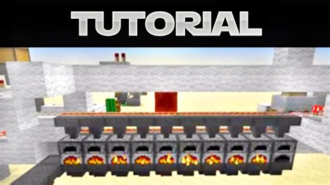 Automatischer Ofen Industrieofen Minecraft Tutorial Deutsch Hd