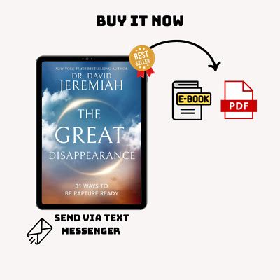 The Great Disappearance 31 Ways To Be Rapture Ready David Jeremiah EBay