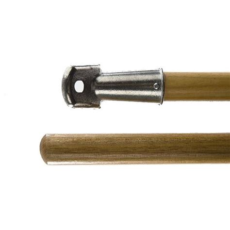 AGF Wood Broom Handle With Jumbo Connector Tip MacMor Industries