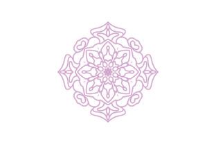 Purple Mandala Art Graphic By Samagata Creative Fabrica