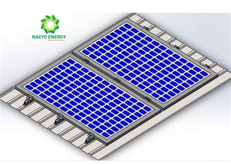 Anodized Aluminum Material Solar Panel Roof Mounting Systems Complete