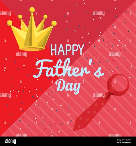 Happy Fathers Day Card Stock Vector Image And Art Alamy