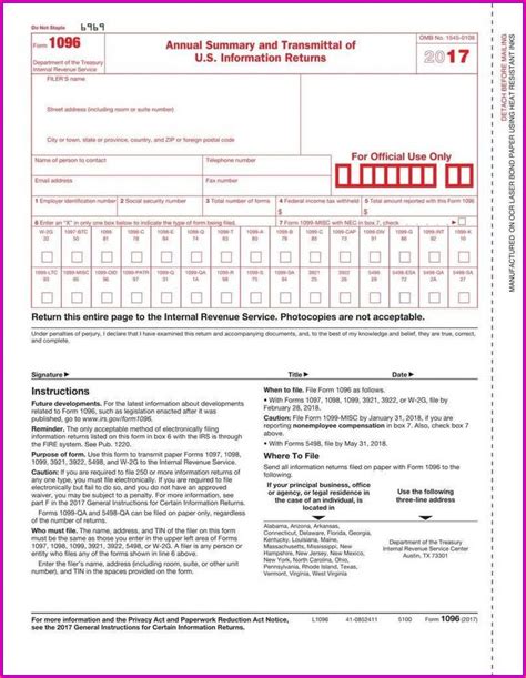 Printable 1099 Int Form 2017 Form Resume Examples