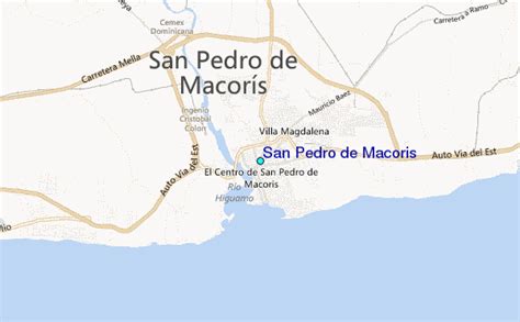 San Pedro de Macoris Tide Station Location Guide