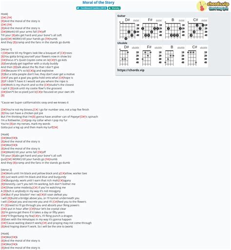 Chord: Moral of the Story - tab, song lyric, sheet, guitar, ukulele | chords.vip