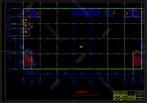 现代大型超市建筑设计方案cad图纸，商业零售cad施工图下载 素材下载易图网cad设计图纸库