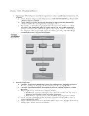 Chapter Models Of Organizational Behavior Docx Chapter Models Of