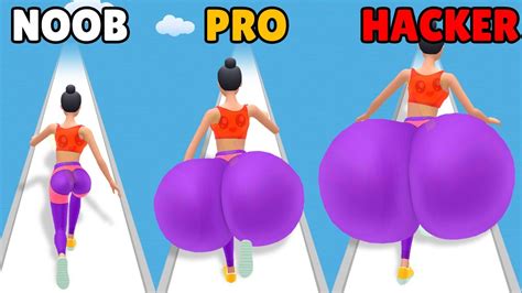 Noob Vs Pro Vs Hacker In Twerk Race 3d Youtube