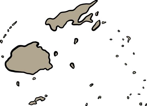 doodle freehand drawing of fiji island map. 35264484 PNG