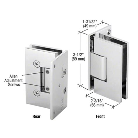 Geneva 037 Wall To Glass Hinge Full Back Plate Par Shop Glass