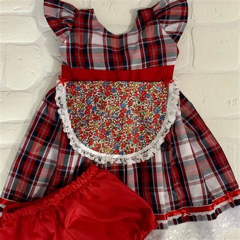 Vestido Junino Caipira Xadrez Infantil Vermelho Elo7