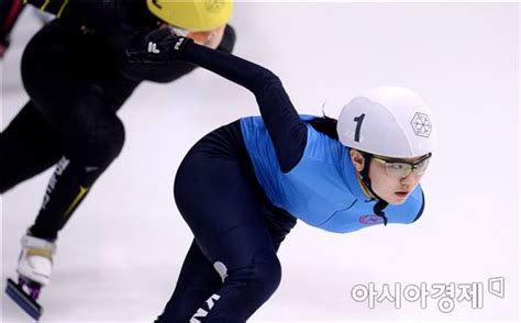 포토 심석희 1차 국가대표 선발전 500m 우승 아시아경제