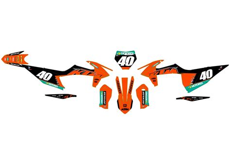 Kit déco KTM SX SXF 2019 2022 Rex 2 Boutique Kit Déco Moto