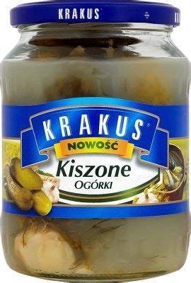 Krakus Ogórki Kiszone 630G Ceny i opinie Ceneo pl