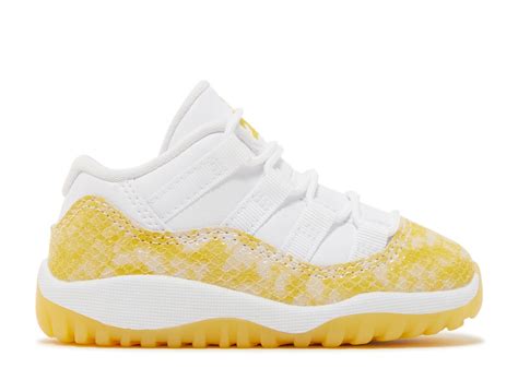 Air Jordan 11 Retro Low TD 'Yellow Snakeskin' - Air Jordan - 645107 107 ...