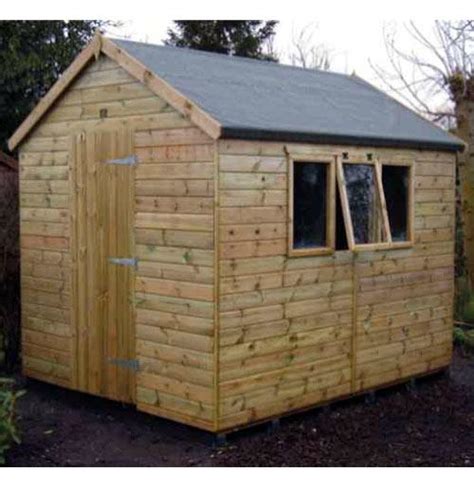 Tanalised Heavy Duty Apex Shed 12 X 6