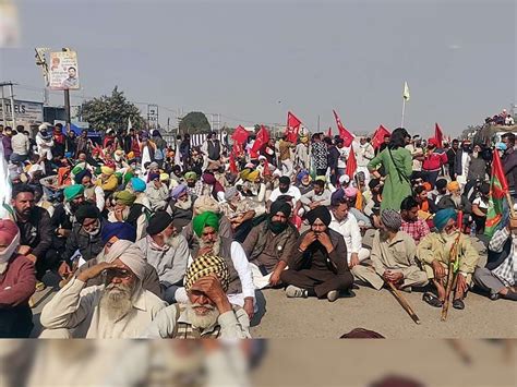 Bharat Bandh Today Farmers Block Highways In Punjab Haryana To Mark A Year Of Farm Laws