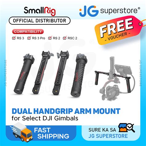 Smallrig Dual Handgrip Horizontal Arm Mount For Dji Rs 3 Rs 3 Pro